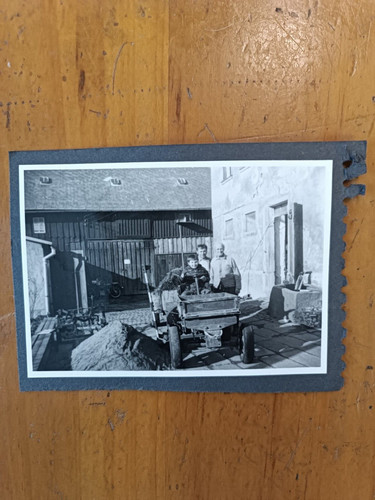 Altes foto kind - kind, auf
