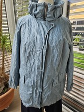 Fuchs u. Schmitt Übergangsjacke, Größe 48, türkis/blau, Crinkle Look, gut gepfle