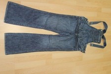 H&M Mama Latzhose Jeans Hose S blau Sehr gut #L3362