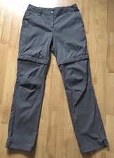 Crivit Hose Wanderhose Gr. 34 36 grau mit abnehmbaren Beinen