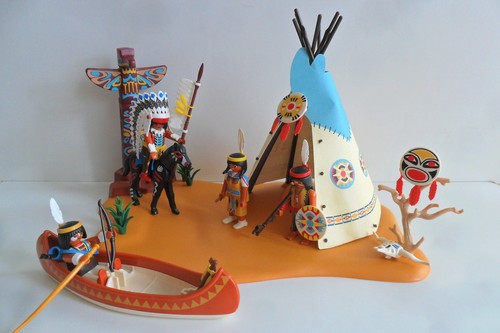 Playmobil 4012 indianerlager - 4012,