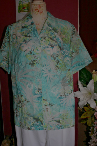 Elegante damenbluse 48 - , gr: