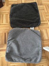 Kissenbezug anthrazit grau für Sofa Couch 45 cm x 45 cm wie Neu Struktur
