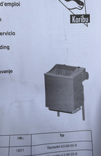 Karibu ZB Saunaofen 9KW mit integrierter Steuerung Transportschaden