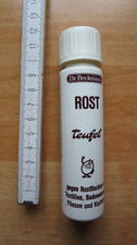 Fast leere alte Verpackung Dr. Beckmann Rost Teufel 1980er Jahre Reklame Werbung