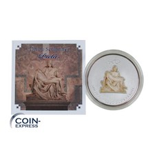 *** 1 + 1 Dollar Gedenkmünze Niue 2013 Pieta Michel Angelo Divine Sculptures