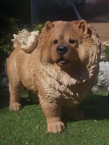 Gartenfigur chow deko - chow,