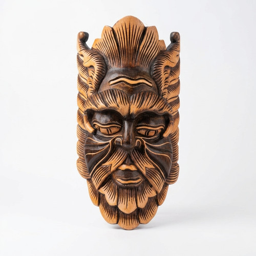 Wandmaske bali holz maske - bali,