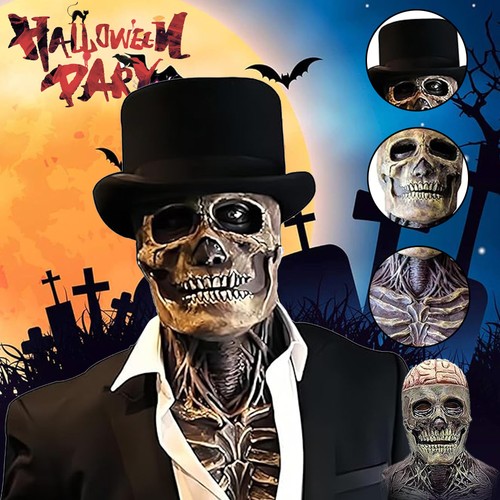 Halloween totenkopf maske - totenkopf,