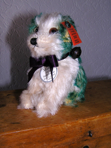 Steiff hund molly replika 1927 - hund,