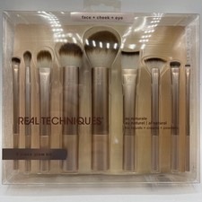 Real Techniques Au Naturale Make-up-Pinsel-Set für Flüssigkeit cremig Puder Set