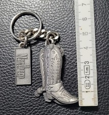 Marlboro Stiefel Schlüsselanhänger Metall Sammler 