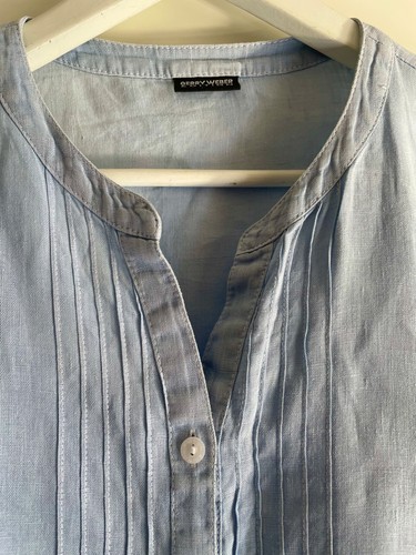 Longbluse hellblau von gerry - hellblau,