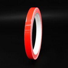 10m zierstreifen 7mm neon rot - 10m,