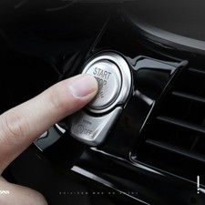 Silver Engine Start Stop Push