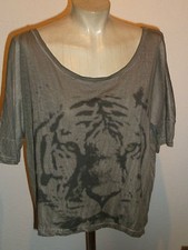 Oversized shirt grau - -, *