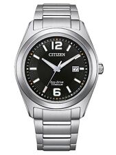 Citizen AW1641-81E Herrenuhr Titan Eco Drive silber