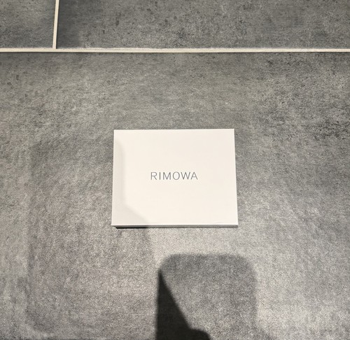 Rimowa aluminium card holder - rimowa,