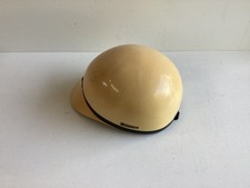 Römer Sturzhelm 55cm Halbschale creme Leder Oldtimer original Roller gebraucht !