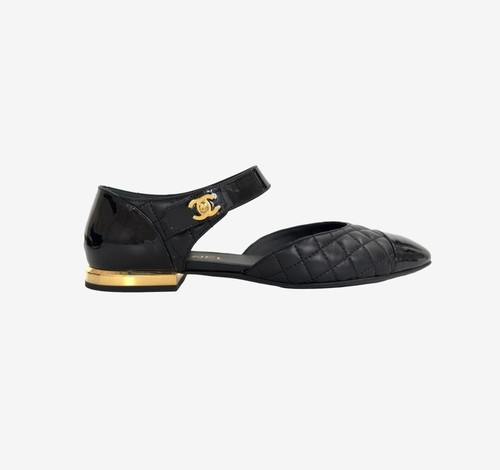 Chanel turnlock ballerinas mit - ballerinas,