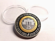 Gedenkmünze 25 Jahre Mauerfall - Durchmesser: 40 mm