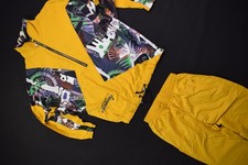 Trainings Anzug Vintage Track Jump Suit Athlet Jogging VTG 80er 90s Party S NEU