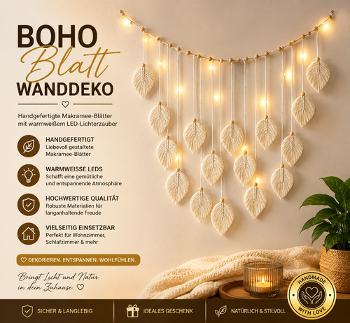 Makramee wandbehang - makramee,