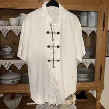 Damen Trachten Bluse Weiß Gr