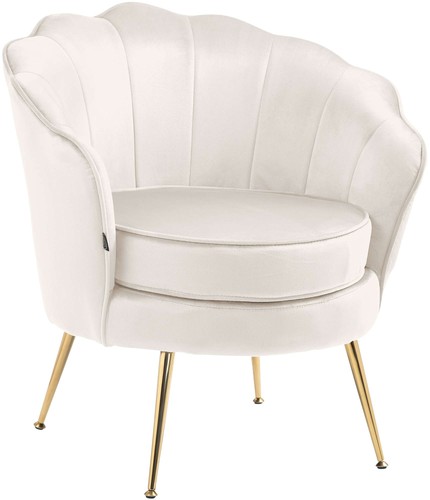 Stuhl rosita samt - rosita, creme