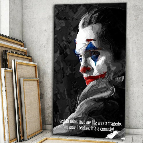 Joker bild auf leinwand - auf, leinwand,
