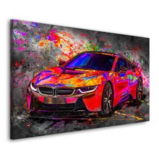 Acrylglasbild BMW i8 Wandbild
