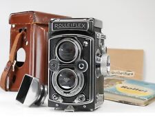 Rolleiflex 3.5 Tessar 75mm Synchro-Compur Franke & Heidecke – Lederetui & Zubehö