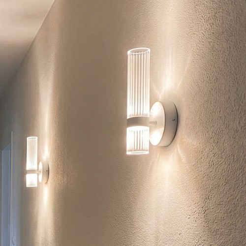 Led wandleuchte acryl - led,