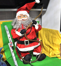 Weihnachtsmann mit LED H: 50 cm Wetterfest Weihnachtsdeko Santa