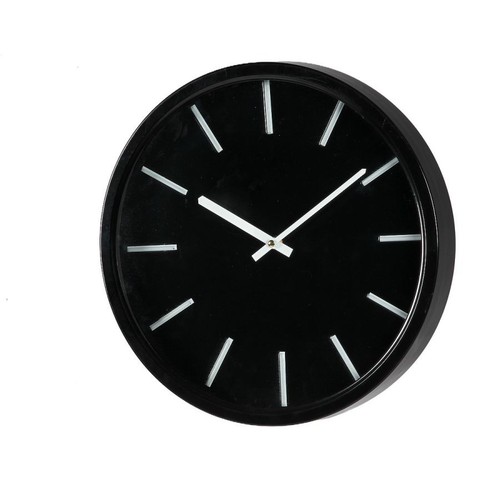 Schwarze design wanduhr - design,
