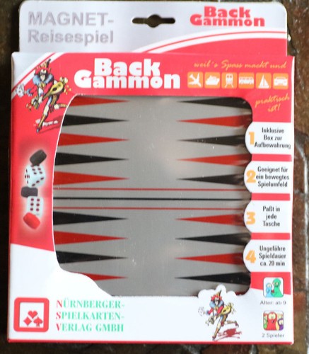 Reisespiel magnet back - magnet,