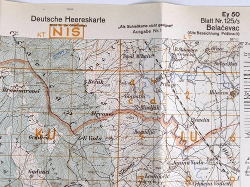 Deutsche heereskarte 1943 - deutsche,