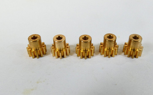 Stirnzahnrad aus messing - 5x, |