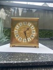 Original Imhof Swiss Tischuhr – 15 Jewels, 50er jahre. Vintage Sammlerstück