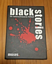 BLACK STORIES 50 rabenschwarze Rätsel Moses-Verlag NEUWERTIG