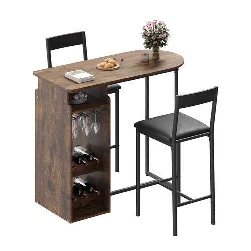 Bartisch mit barhocker set - bartisch,