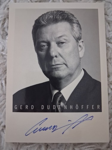 Autogrammkarte 10x15cm gerd - 10x15cm,
