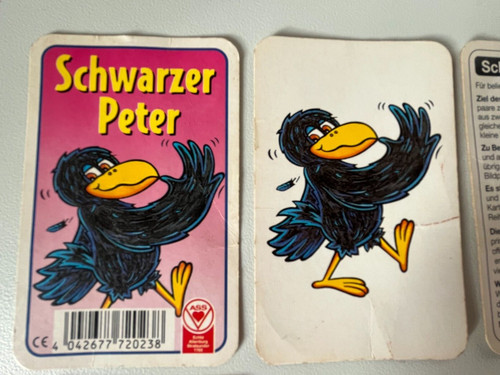Schwarzer peter - schwarzer,