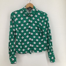 Hemdbluse Primark grün-weiß