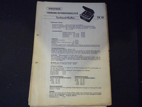 Original service manual - original,