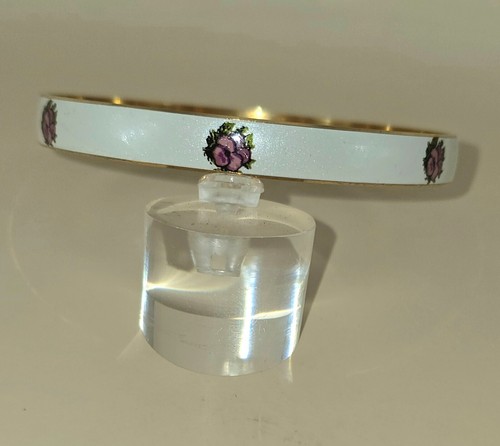 Vintage armreif 60er weiß - 60er,