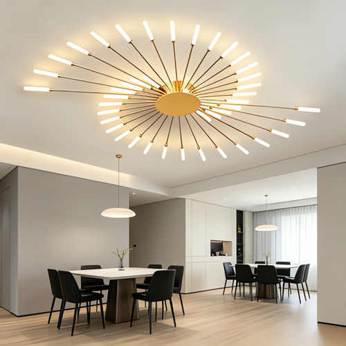 Kronleuchter modern led gold - modern,