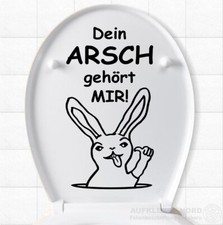 Lustiger WC Aufkleber Dein