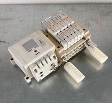 SMC SI UNIT EX250-SBI1-X41 + 6x SV1100-5FU Ventilinsel Pneumatikventil
