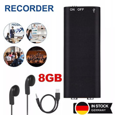 MINI 8GB Digital Diktiergerät Aufnahmegerät Audio Mini Sound Voice Recorder New